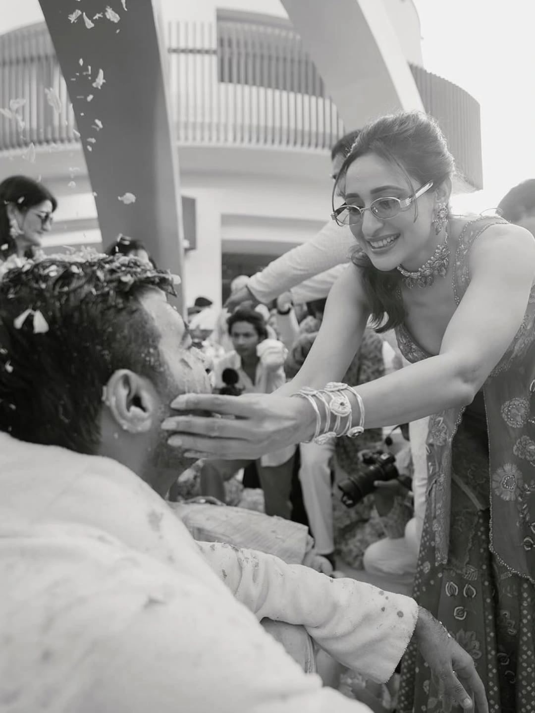 Pragya Jaiswal Enjoying in Friend Marriage