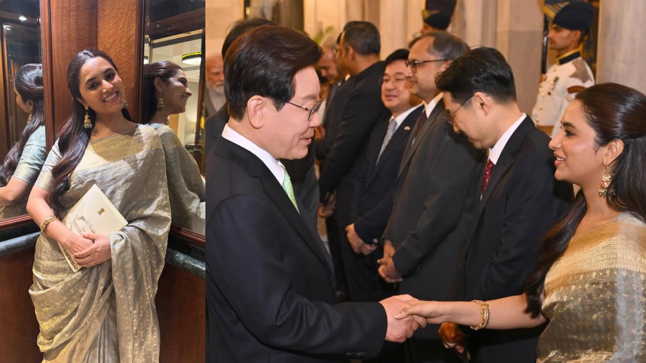 Priyanka Mohan : రాష్ట్రపతి భవన్‌లో OG భామ.. ఇండో కొరియన్ మీటింగ్ స్పెషల్.. ఫొటోలు..