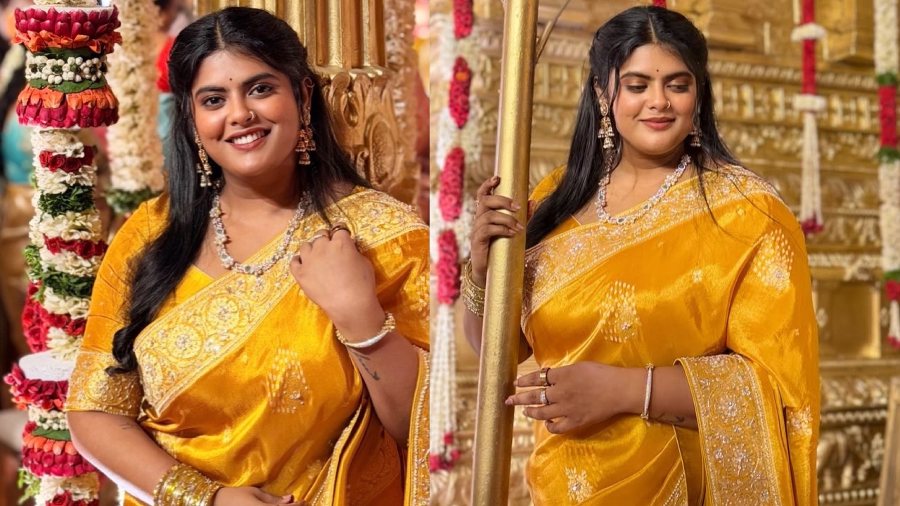 Pavithra Puri : ప‌సుపు చీరలో పూరీ జ‌గ‌న్నాథ్ కూతురు.. ప‌విత్ర ఎంత అందంగా ఉందో..