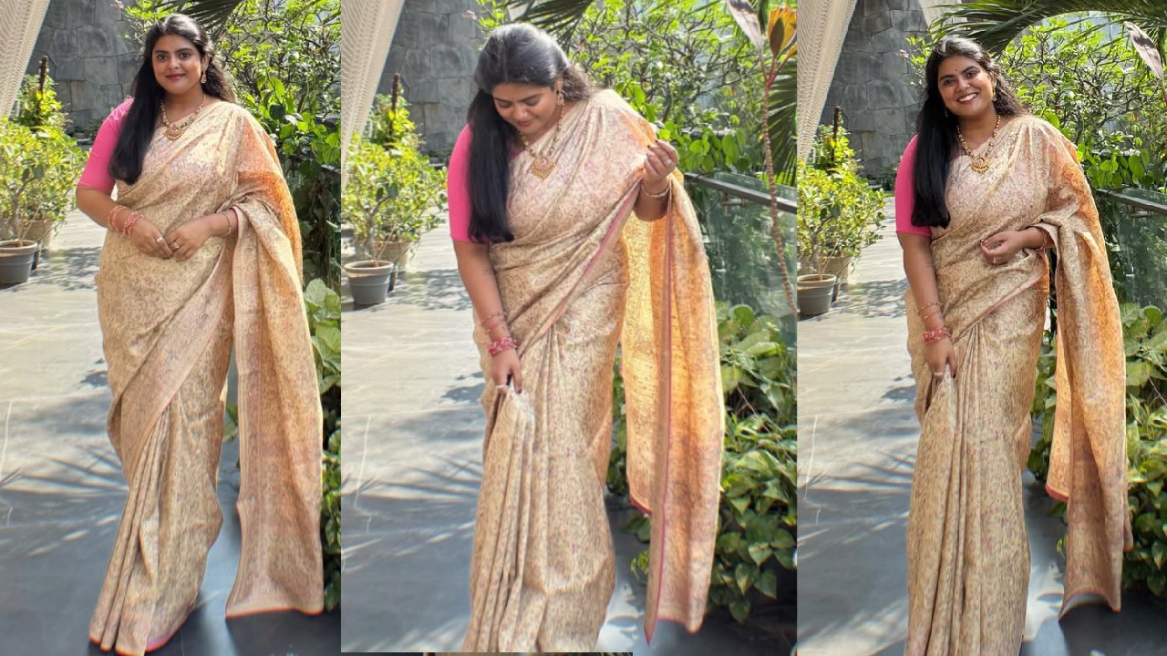 Pavithra Puri : చీర‌లో ద‌ర్శ‌కుడు పూరీ జ‌గ‌న్నాథ్ కూతురు.. ప‌విత్ర ఎంత క్యూట్‌గా ఉందో..