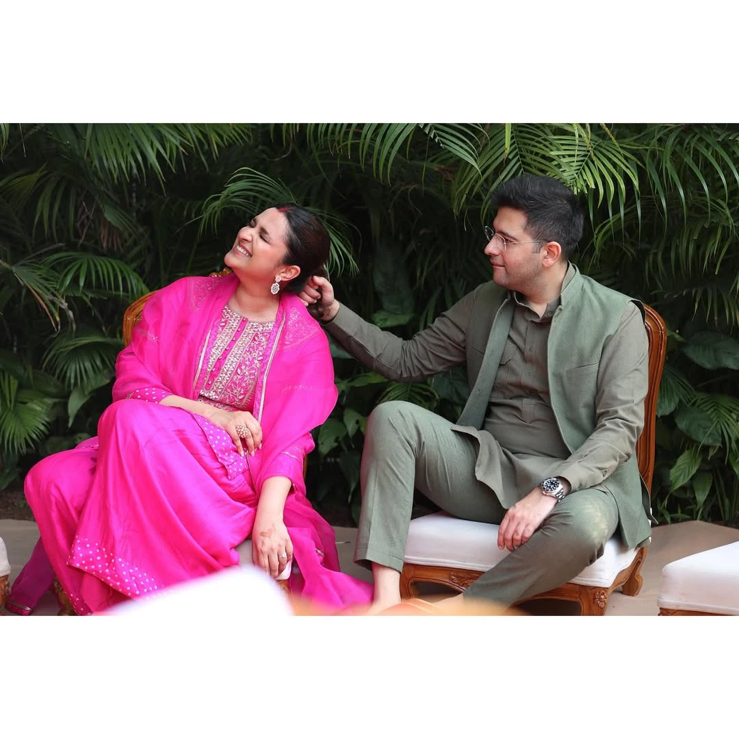 Raghav Chadha Parineeti Chopra Cute Photos