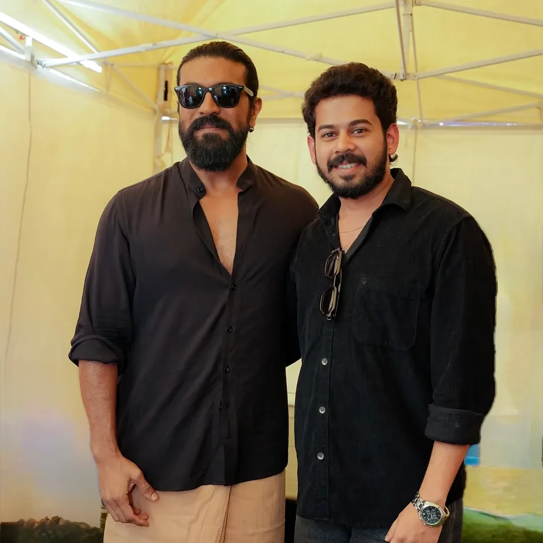 Ram Charan Meets Vaazha 2 Movie Team