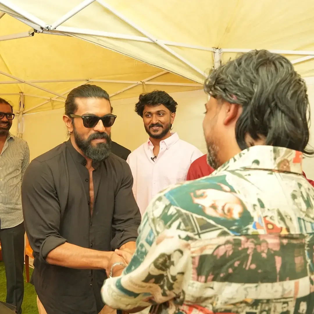Ram Charan Meets Vaazha 2 Movie Team