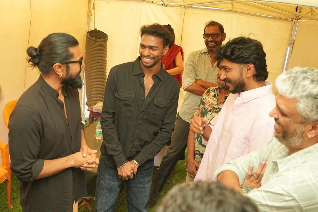 Ram Charan Meets Vaazha 2 Movie Team