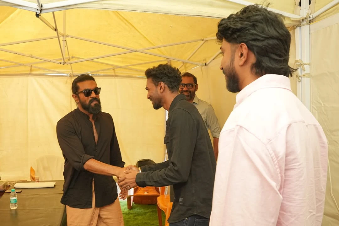 Ram Charan Meets Vaazha 2 Movie Team