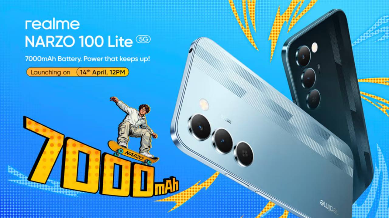 Realme Narzo 100 Lite 5G : 7000mAh బ్యాటరీ, రియల్‌మి కొత్త నార్జో 100 లైట్ 5జీ వస్తోంది.. ఏప్రిల్ 14నే లాంచ్.. ధర ఎంత ఉండొచ్చంటే?
