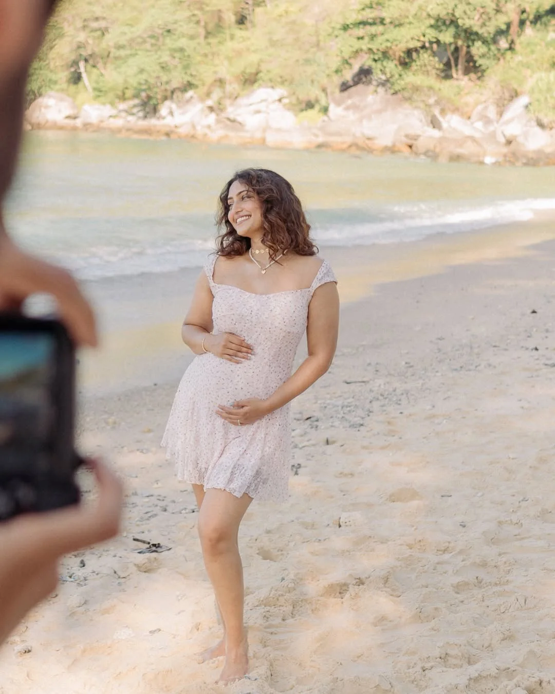 Reba Monica John Baby Bump Photos