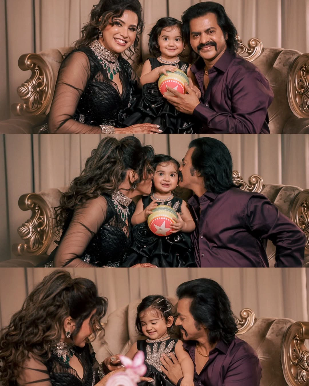 Tamil Star Comedian Redin Kingsley Daughter First Birthday Celebrations