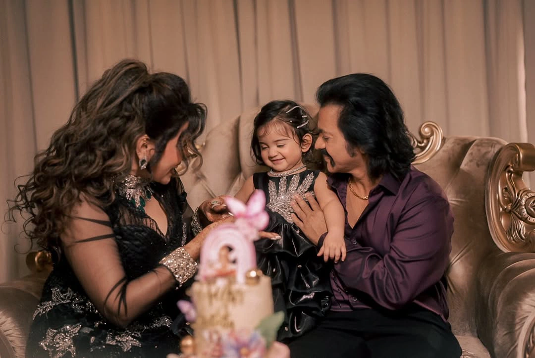 Tamil Star Comedian Redin Kingsley Daughter First Birthday Celebrations