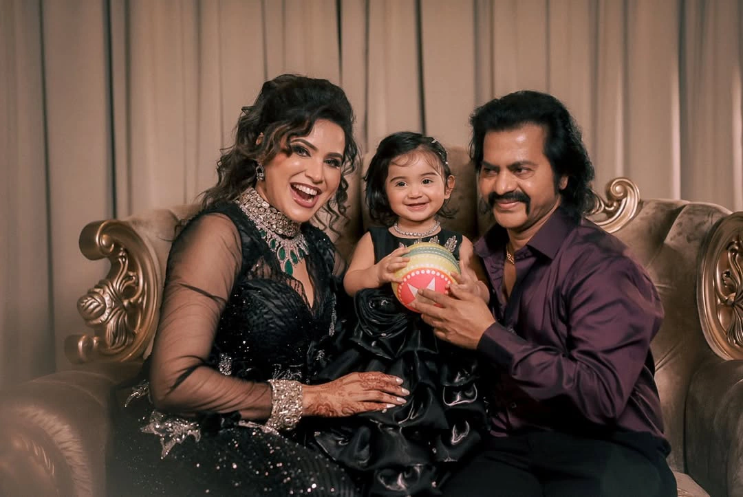 Tamil Star Comedian Redin Kingsley Daughter First Birthday Celebrations