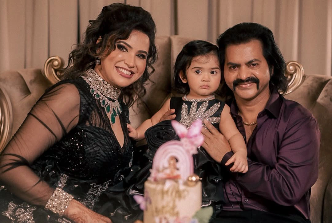 Tamil Star Comedian Redin Kingsley Daughter First Birthday Celebrations