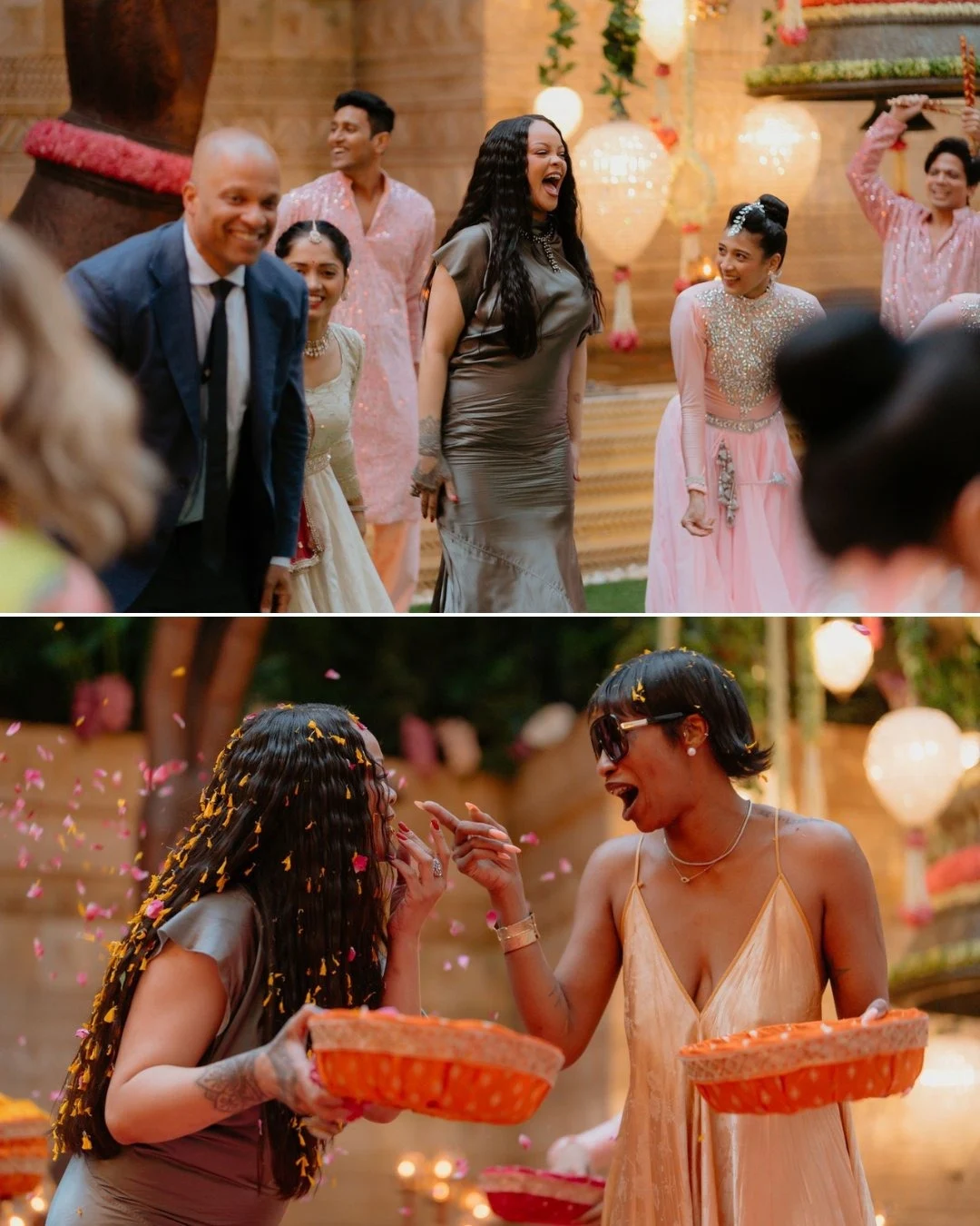 World Famous Pop Singer Rihanna Participated in Ambani Home Pooja Ceremony