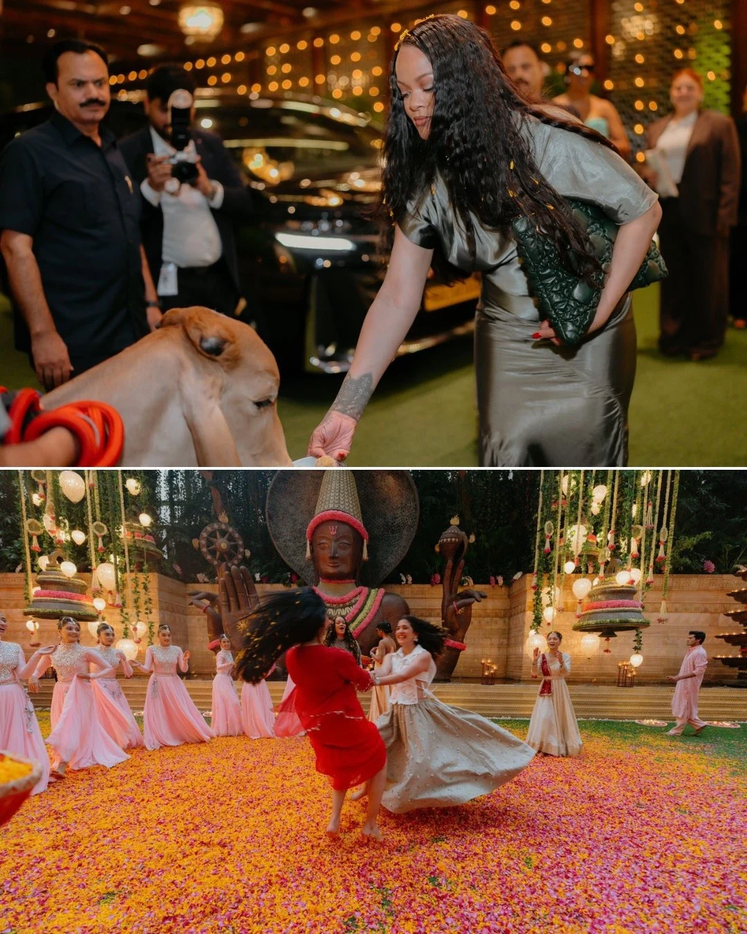 World Famous Pop Singer Rihanna Participated in Ambani Home Pooja Ceremony