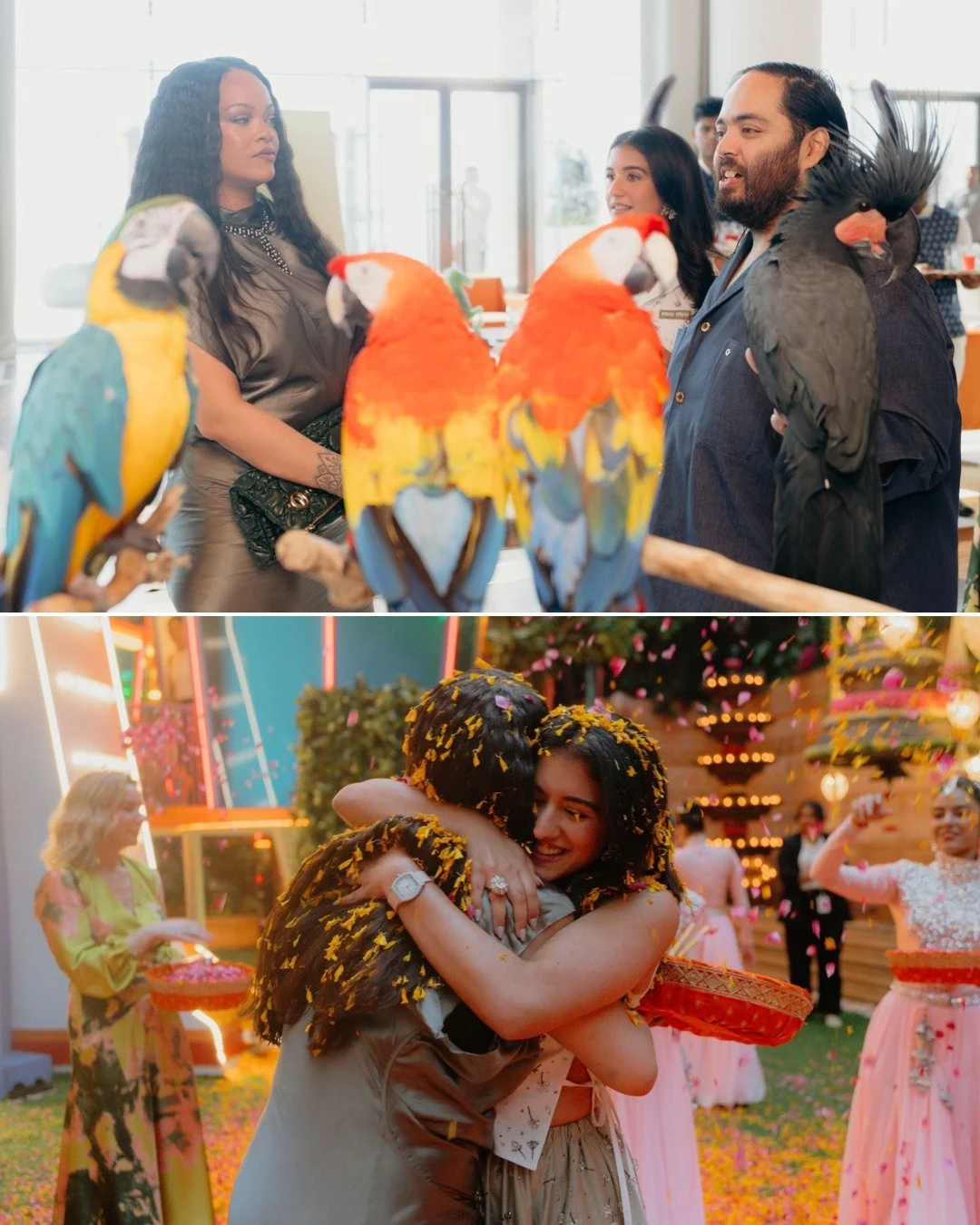 World Famous Pop Singer Rihanna Participated in Ambani Home Pooja Ceremony