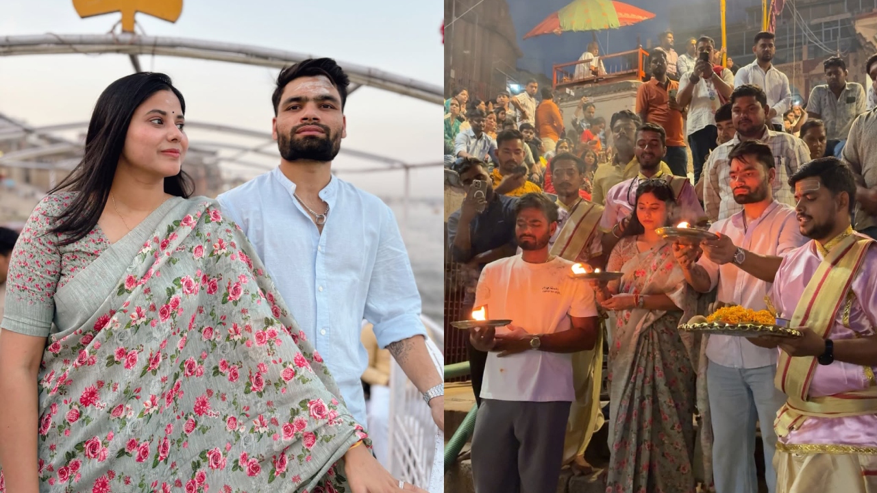 Rinku Singh :  కాశీ విశ్వనాథుడి సేవ‌లో కాబోయే భార్యాభ‌ర్త‌లు రింకూ సింగ్‌, ప్రియా స‌రోజ్