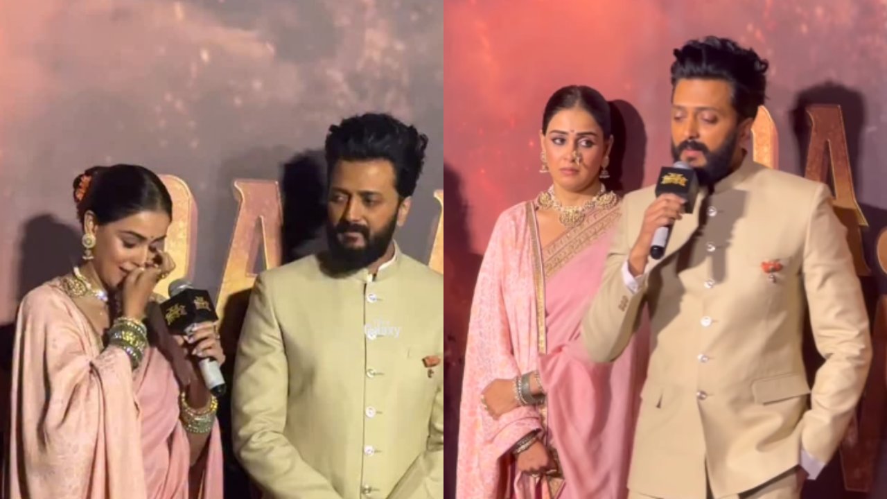 Riteish Deshmukh : స్టేజిపై ఏడ్చేసిన జెనీలియా, ఆమె భర్త.. ట్రైలర్ లాంచ్ ఈవెంట్లో ఎమోషనల్.. వీడియోలు వైరల్..