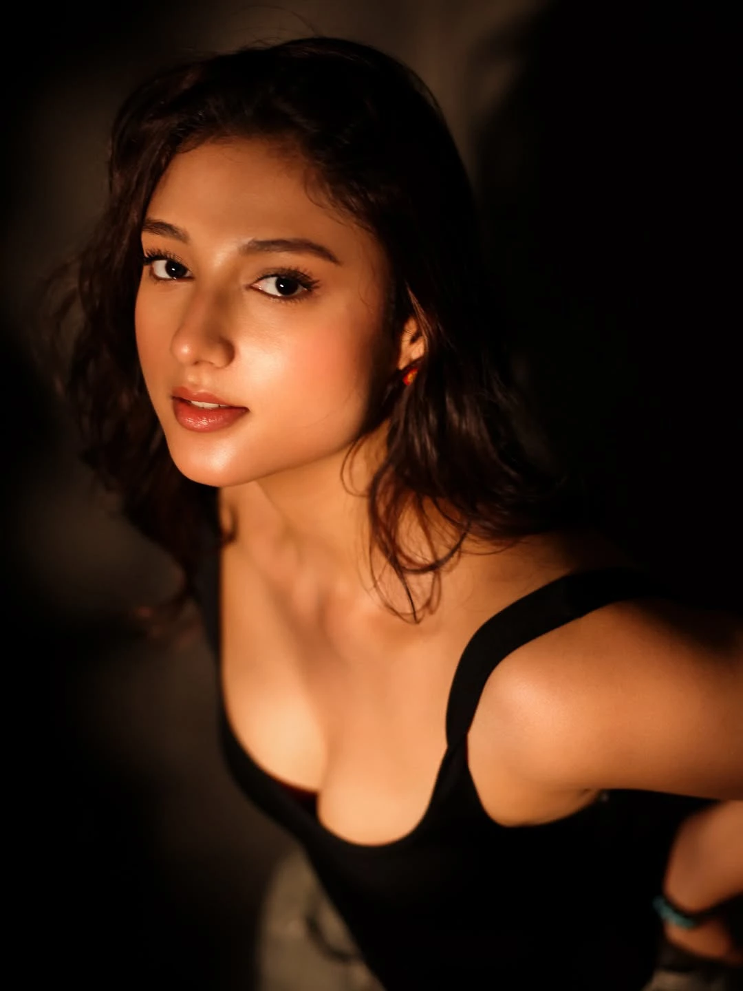 Ritika Nayak Sizzling Poses in Black Outfit