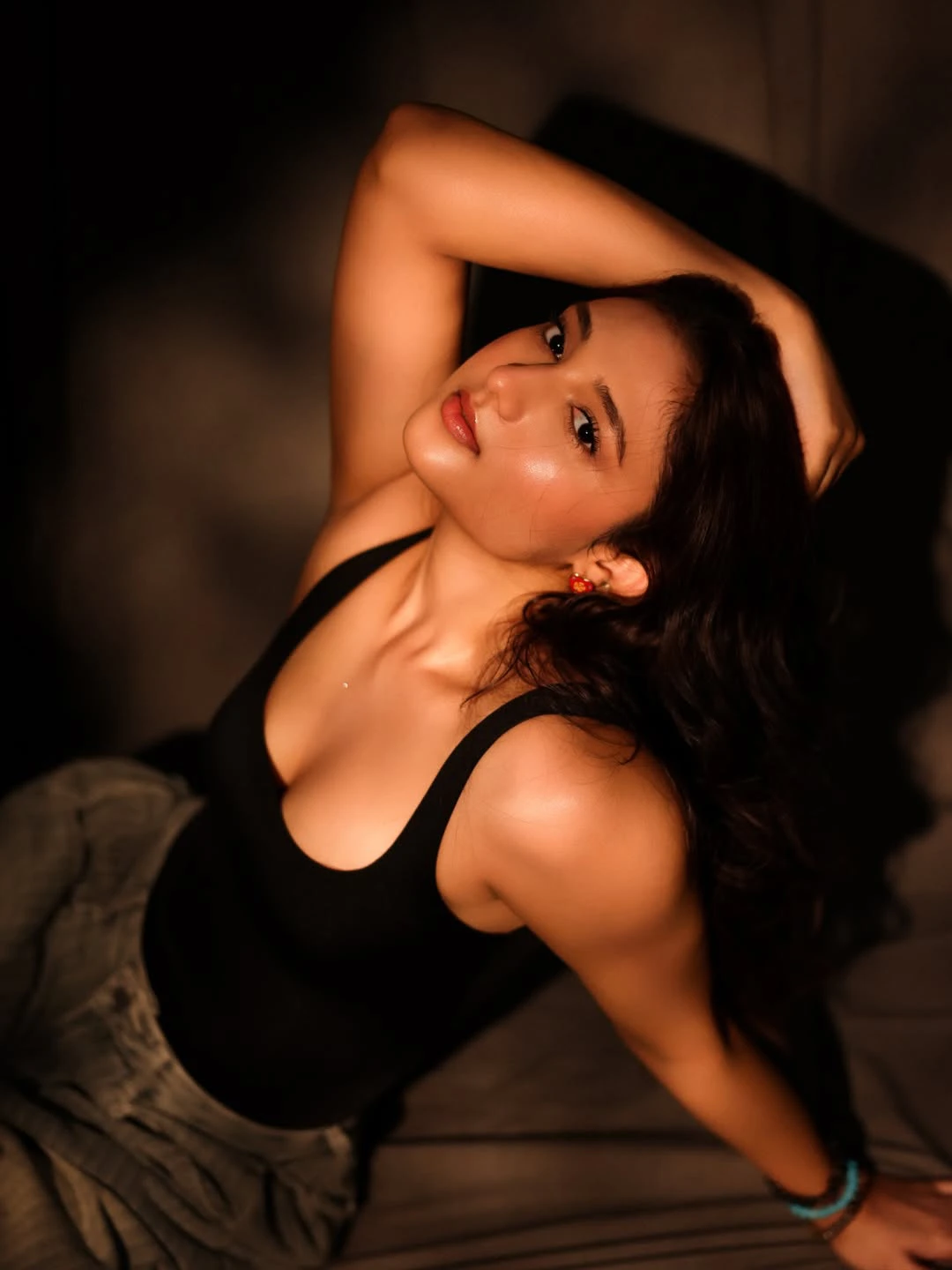 Ritika Nayak Sizzling Poses in Black Outfit