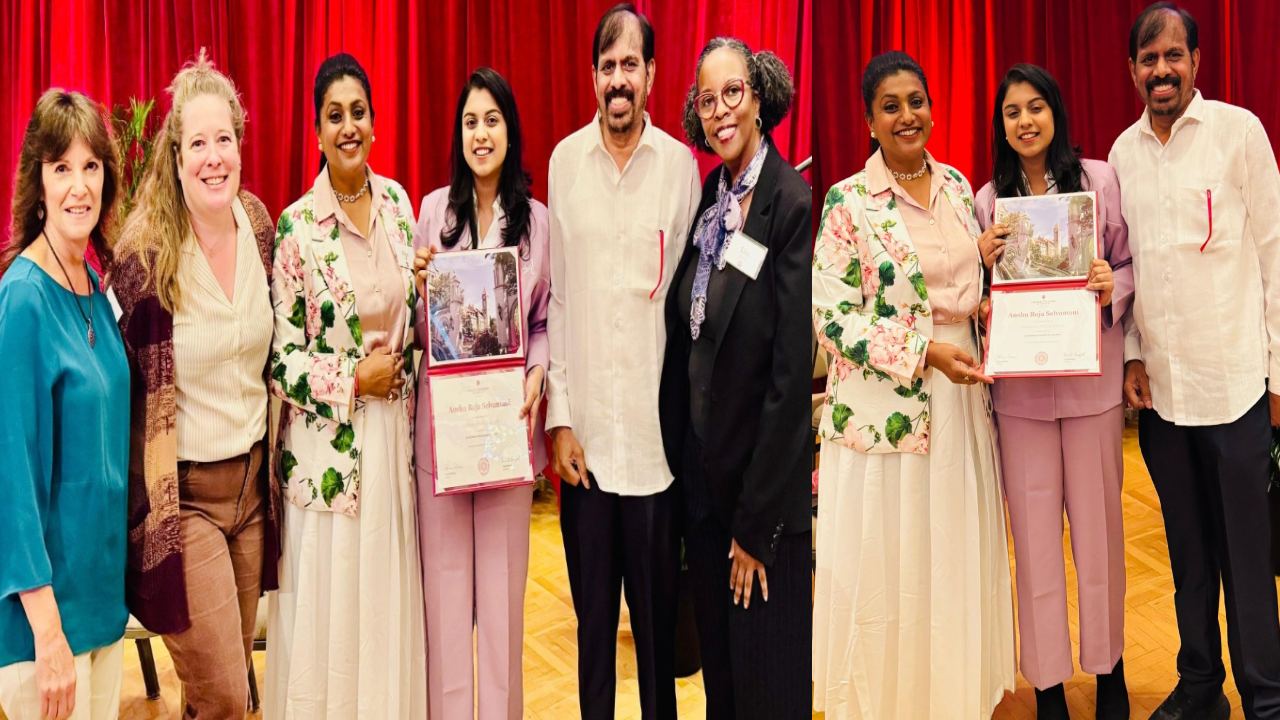 Anshu Malika: అమెరికాలో చరిత్ర సృష్టించిన అన్షుమాలిక.. రోజా కుమార్తెకు అరుదైన ‘హెర్మన్ బి వెల్స్’ అవార్డు