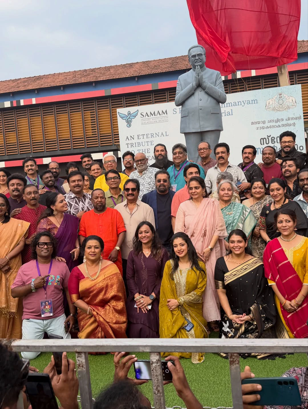 SP Bala subrahmanyam Statue Inaugurated in Kerala