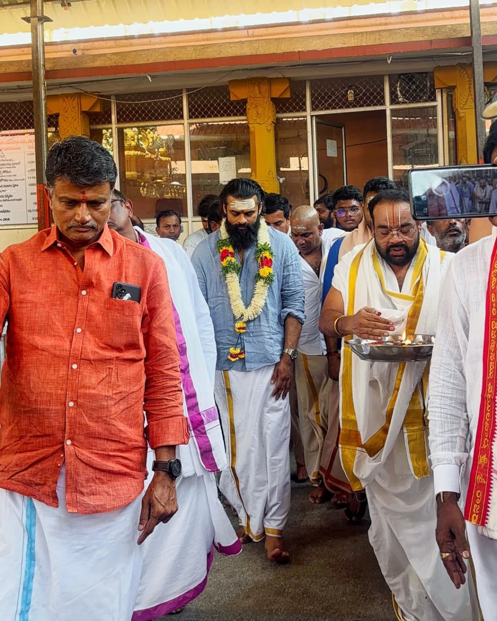 Sai Durgha Tej Visits Vemulavada Kondagattu Temples