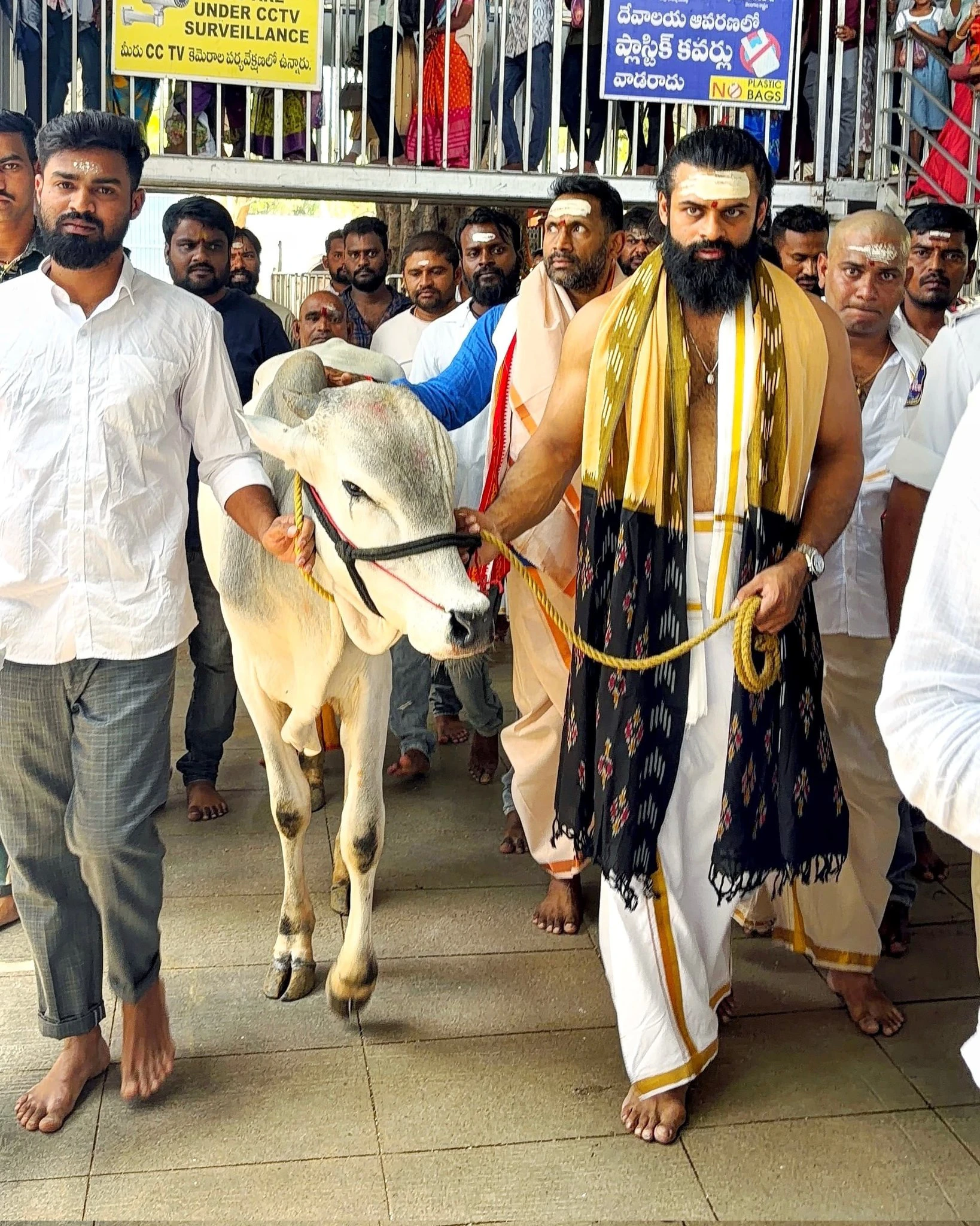 Sai Durgha Tej Visits Vemulavada Kondagattu Temples