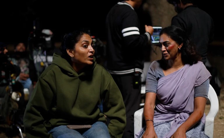 Sai Kamakshi Bhaskarla Shares Dacoit Movie Workings Stills