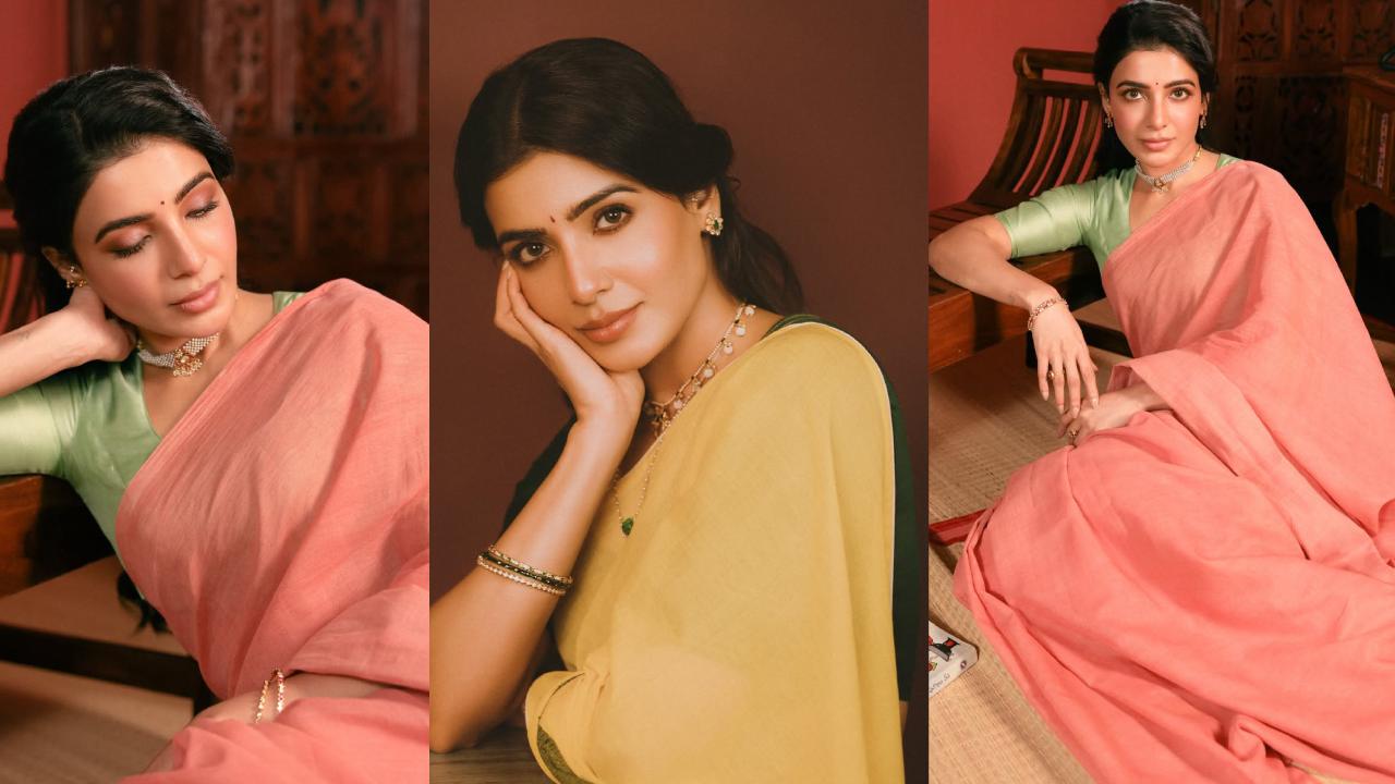 Samantha : మళ్ళీ బాపు బొమ్మలా మారిన సమంత.. ఫొటోలు..