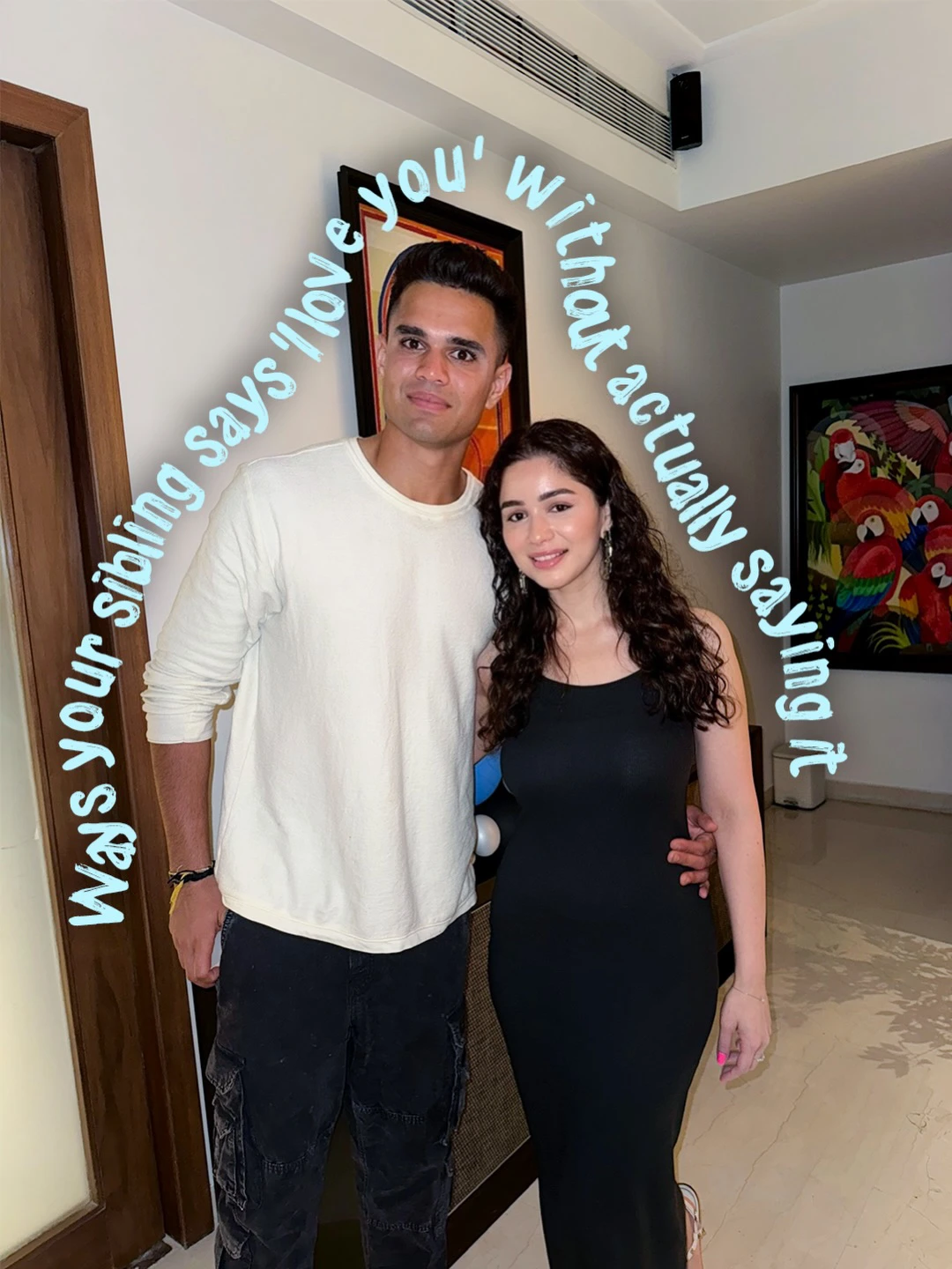 Sara Tendulkar Shares Cute Photos with Arjun Tendulkar