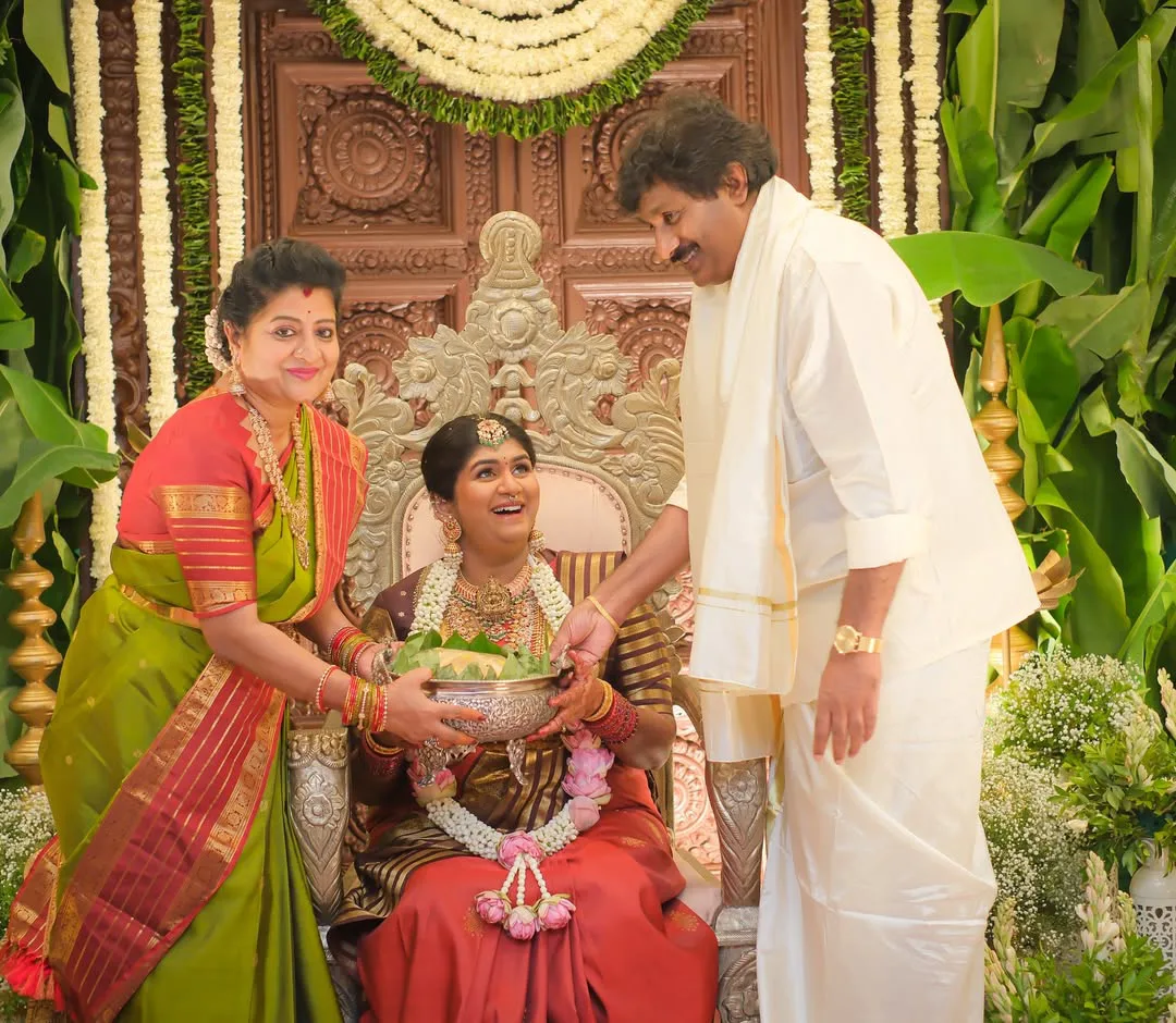 Singer Raghu Kunche daughter Raga Kunche baby shower ceremony photos