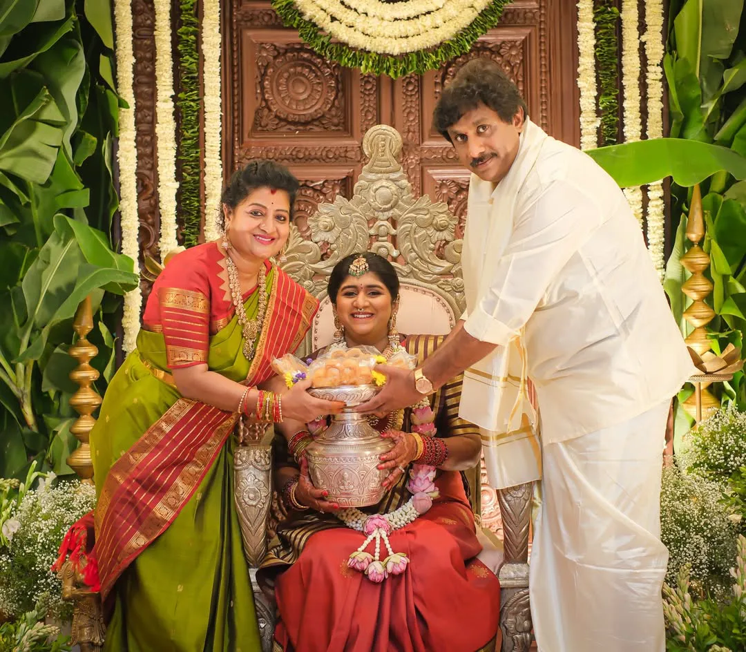 Singer Raghu Kunche daughter Raga Kunche baby shower ceremony photos