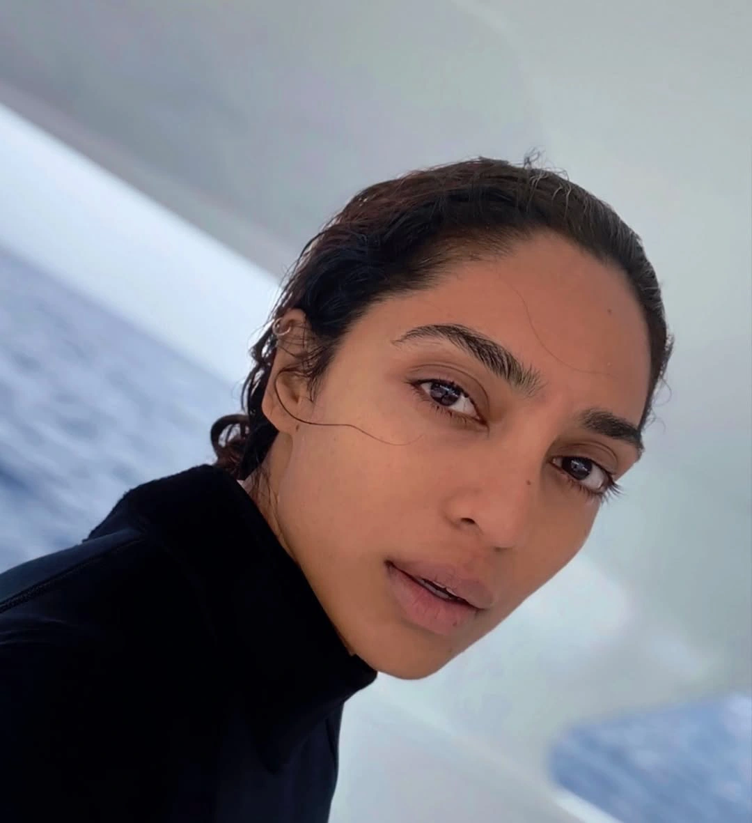 Sobhita Dhulipala Travelling on Sea
