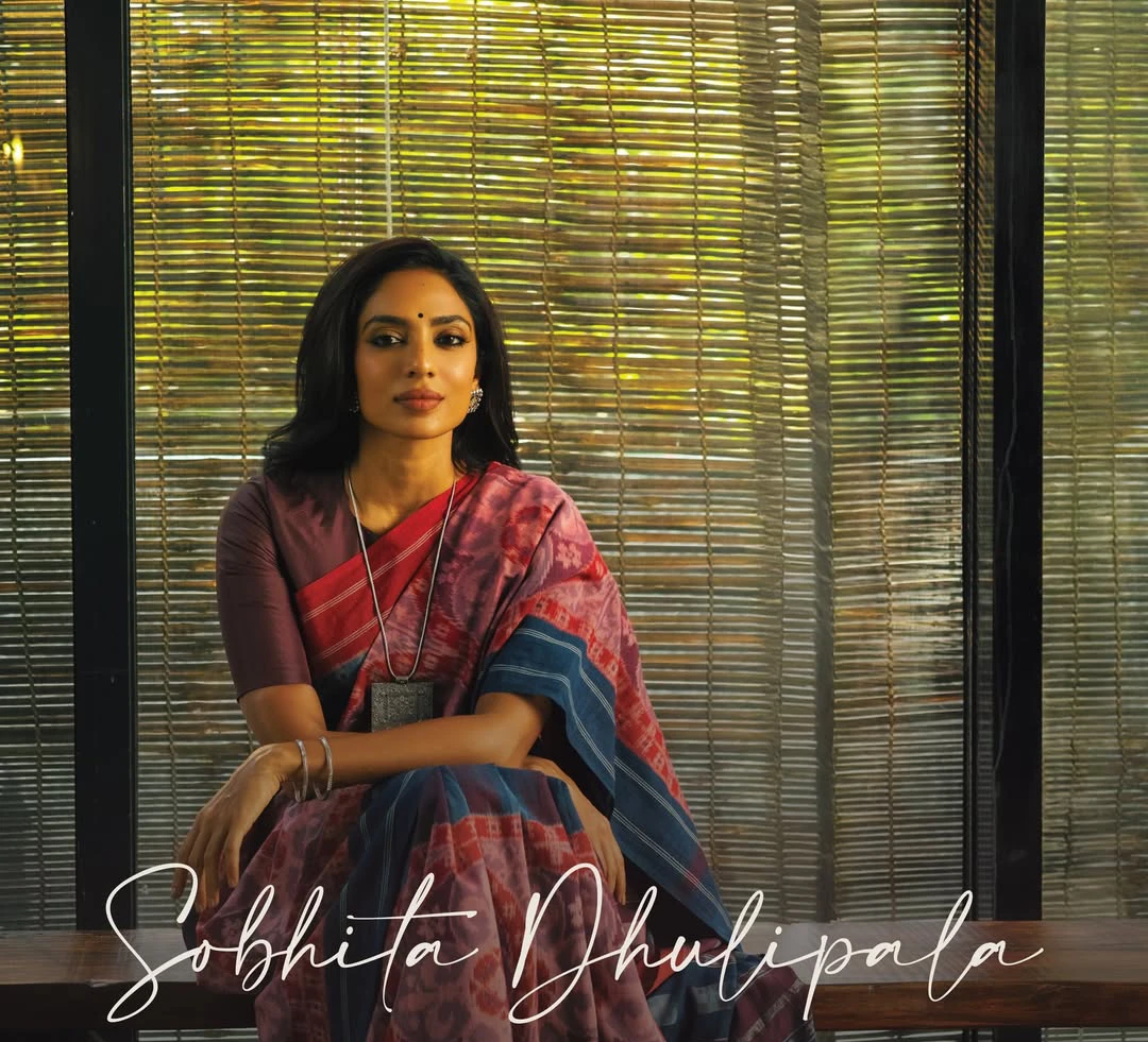 Sobhita Dhulipala Cute Looks in Saree