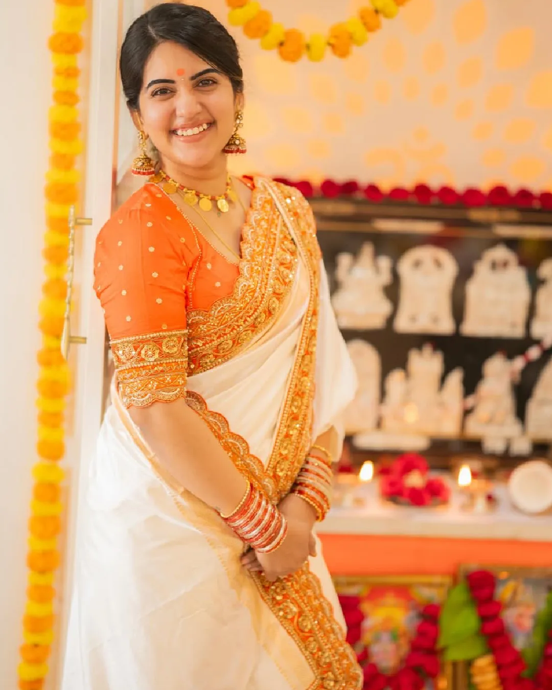 Sravanthi chokkarapu hanuman jayanthi special photos