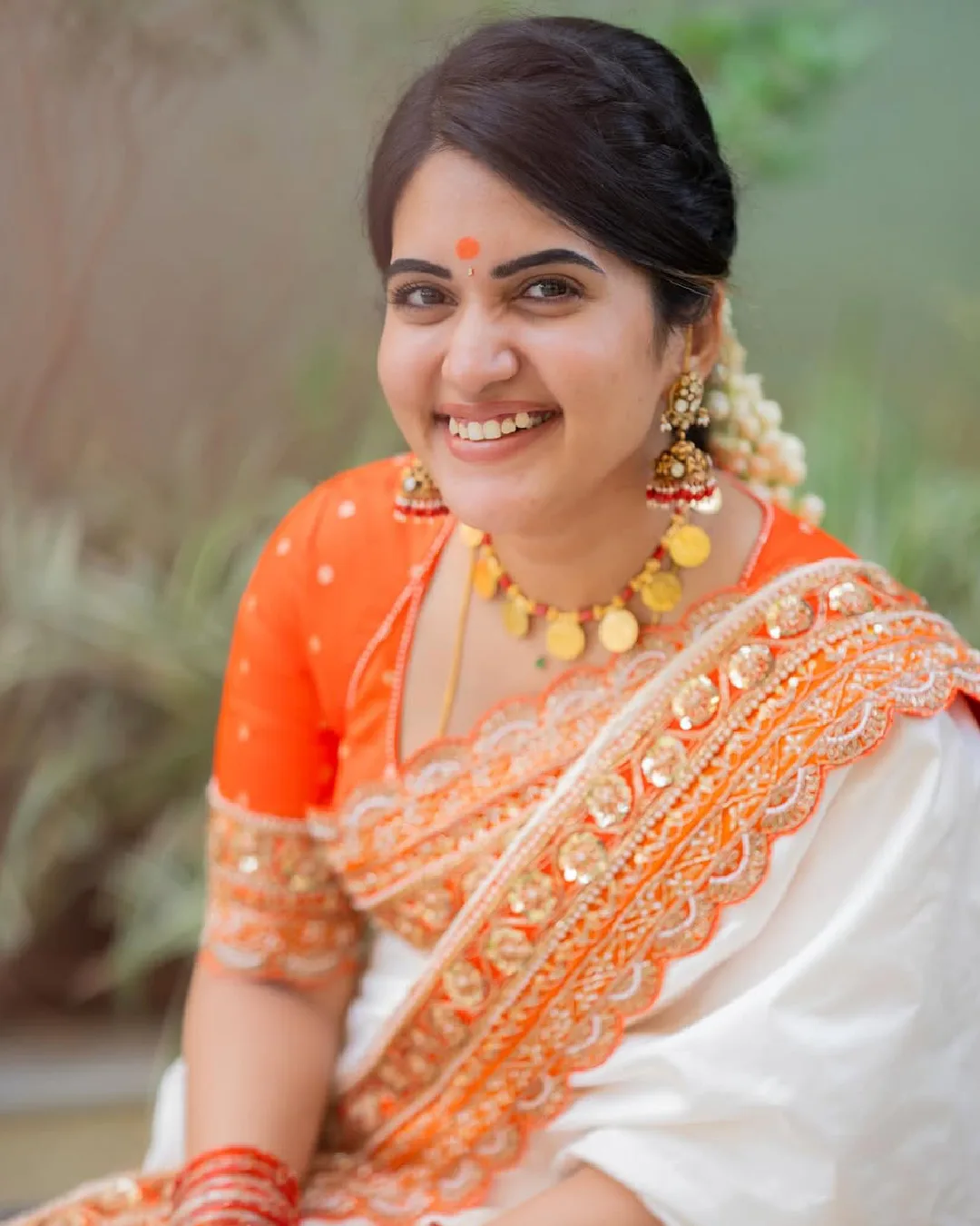 Sravanthi chokkarapu hanuman jayanthi special photos