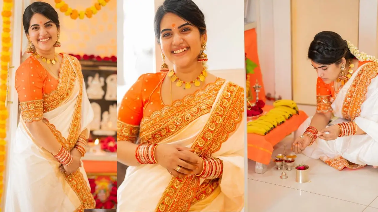 Sravanthi chokkarapu hanuman jayanthi special photos