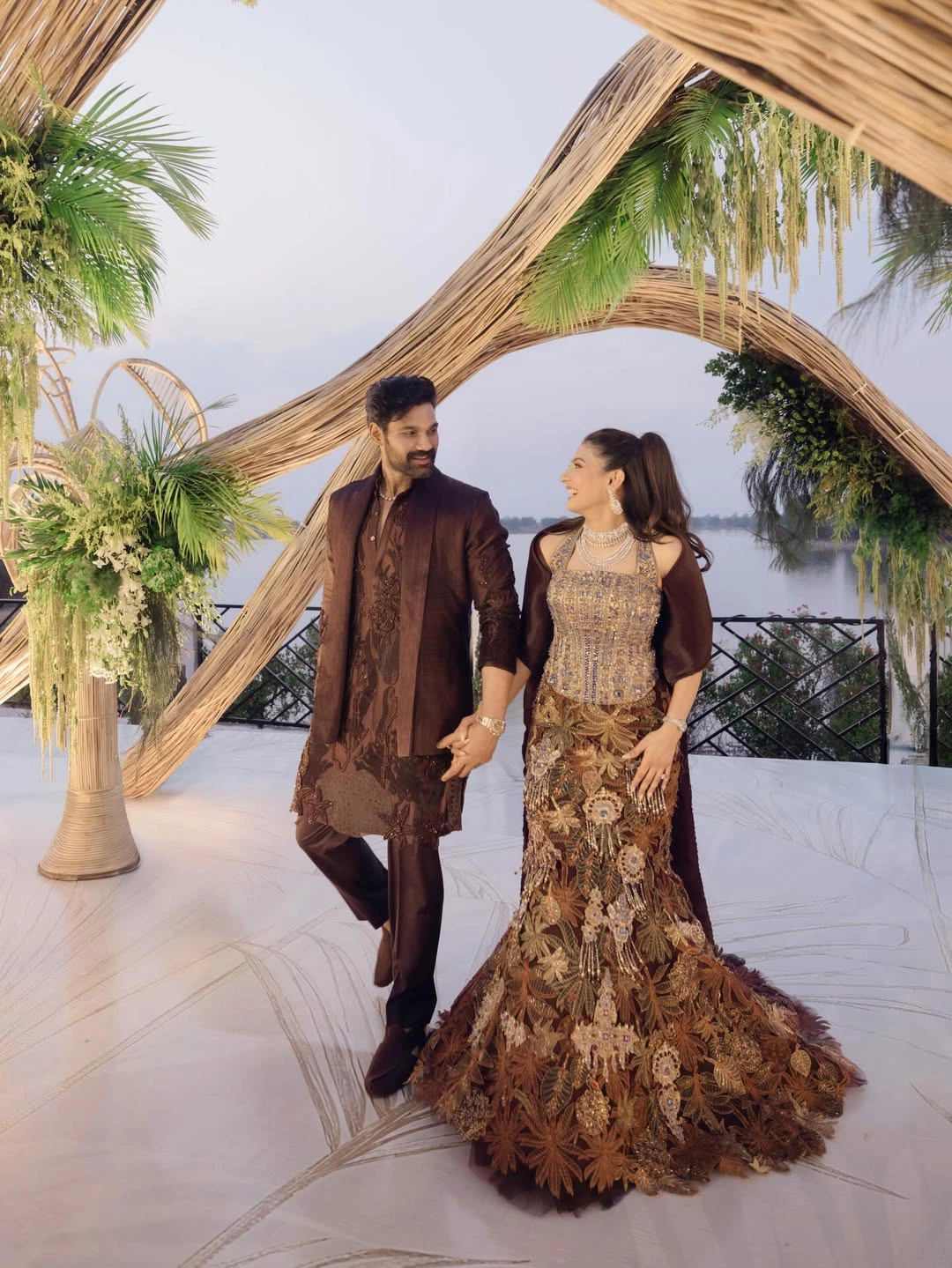 Bellamkonda Sreenivas Shares Engagement Special Photos with Kavya