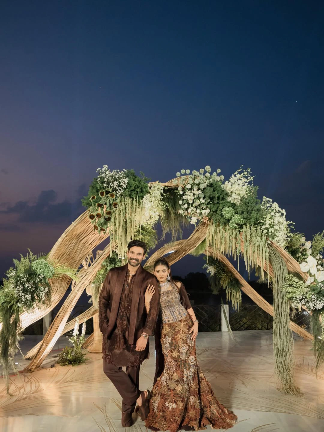 Bellamkonda Sreenivas Shares Engagement Special Photos with Kavya