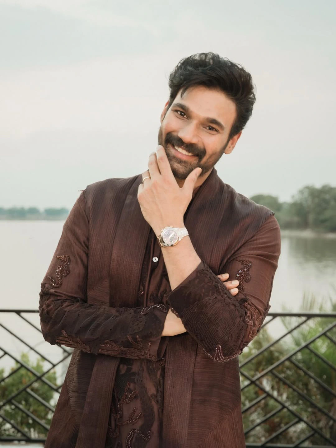 Bellamkonda Sreenivas Shares Engagement Special Photos with Kavya