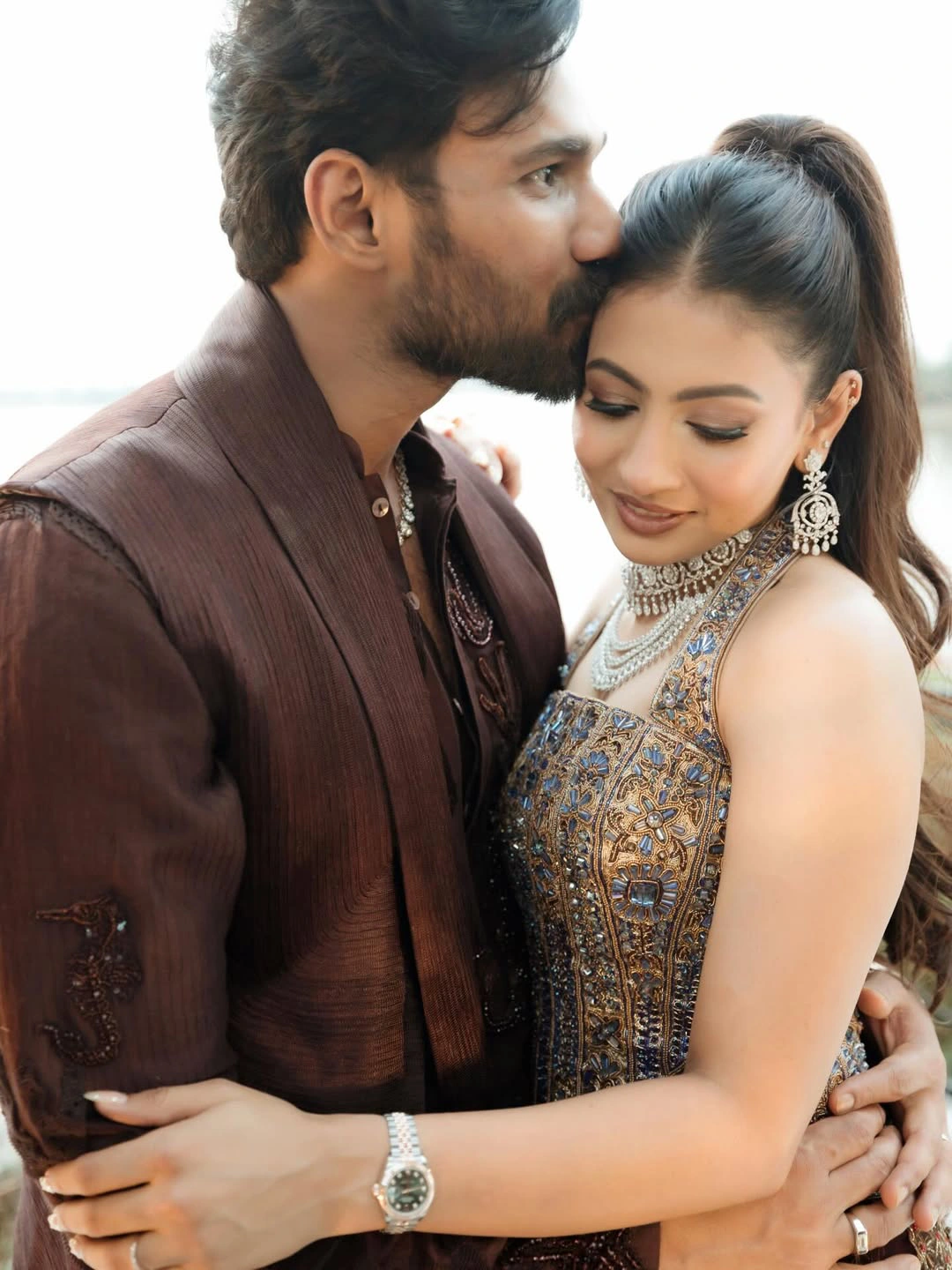 Bellamkonda Sreenivas Shares Engagement Special Photos with Kavya