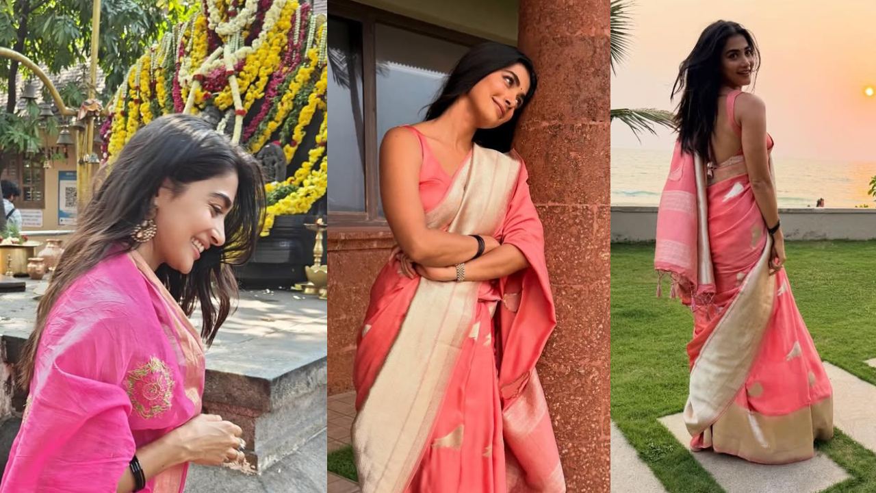 Pooja Hegde: మన ఊరి అమ్మాయిలా మెరిసిపోతున్న పూజ.. క్రేజీ క్యాప్షన్‌తో నెటిజన్ల ఫిదా