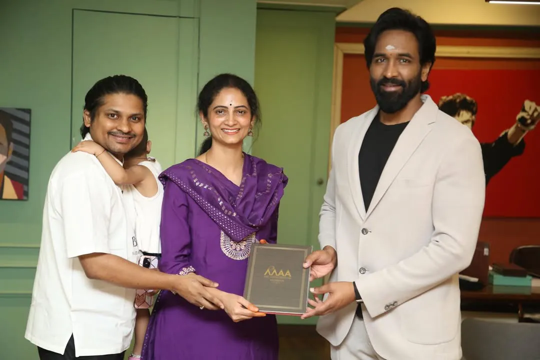 Jordar Sujatha Gets Movie Artist Association Membership from Manchu Vishnu