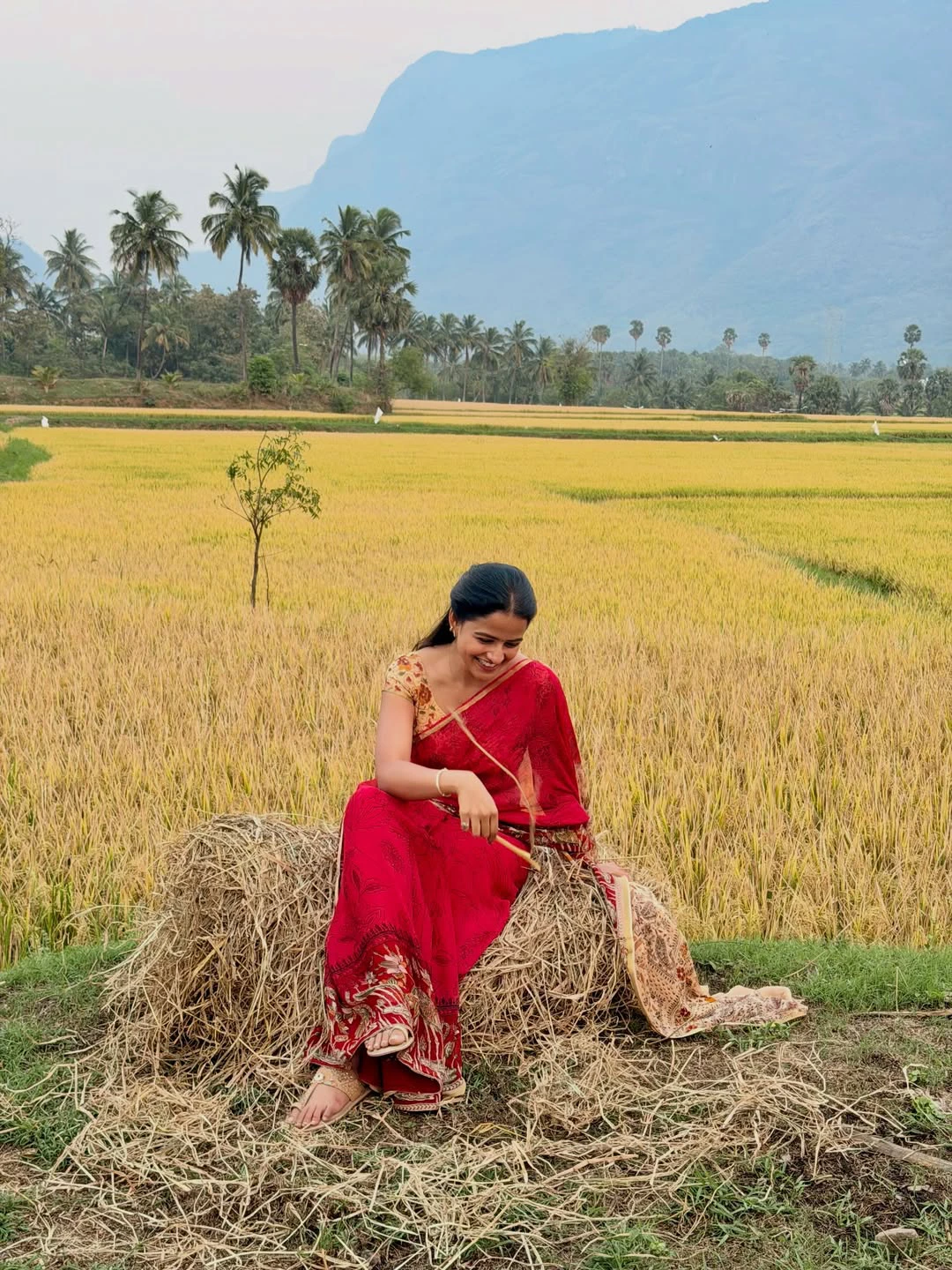 Vaishnavi Chaitanya Cute Photos in Farm
