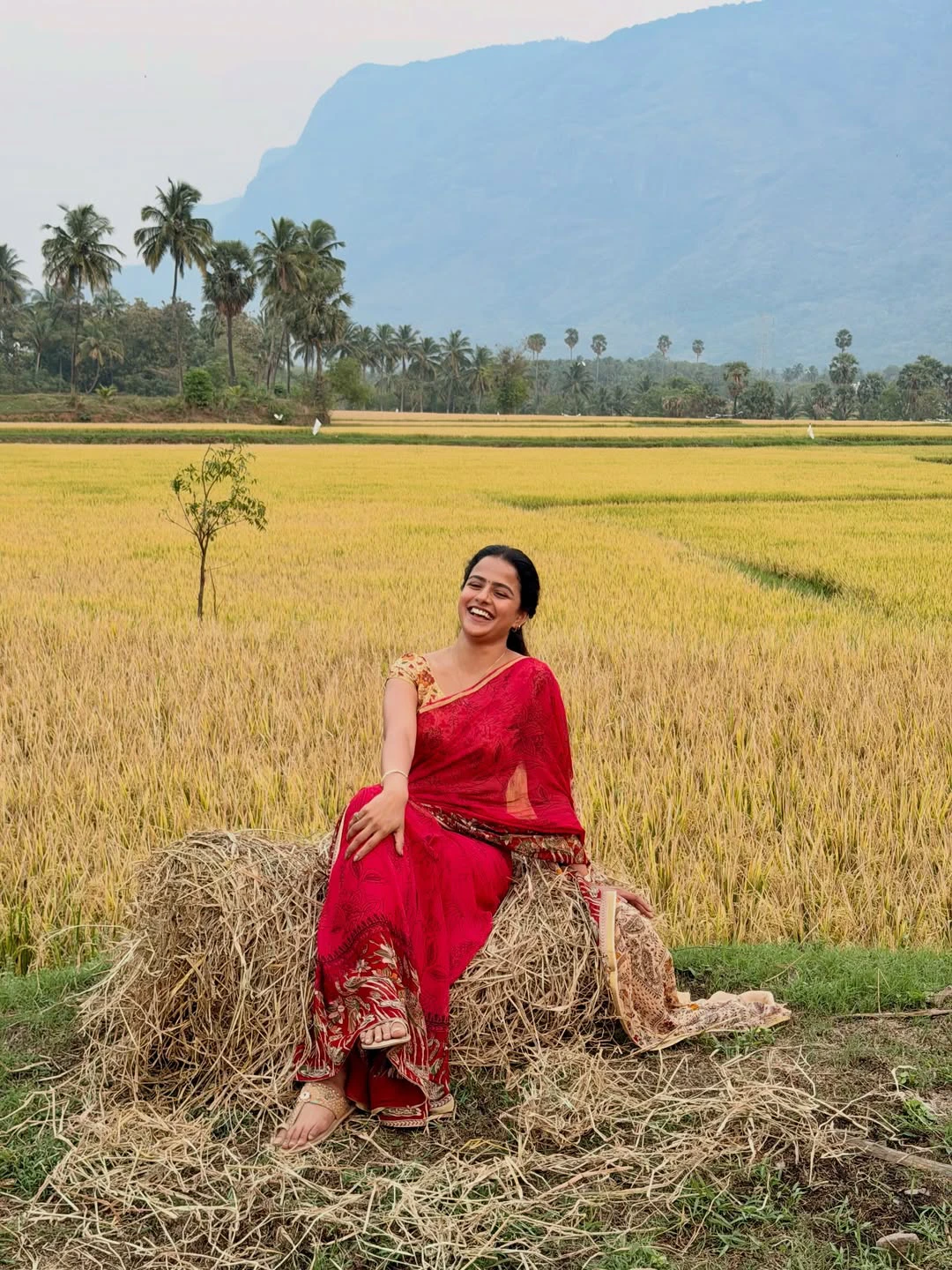 Vaishnavi Chaitanya Cute Photos in Farm