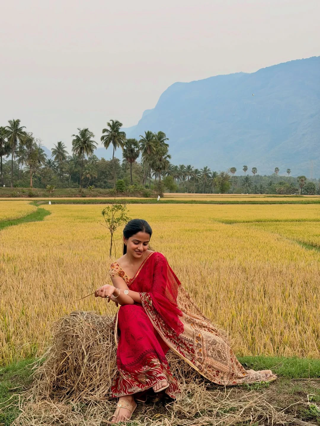 Vaishnavi Chaitanya Cute Photos in Farm