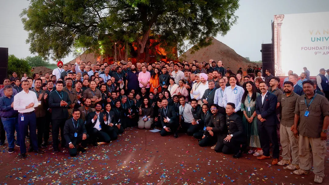 The Foundation for Vantara University has been laid by Anant Ambani and Mukesh Ambani