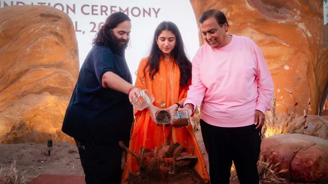 The Foundation for Vantara University has been laid by Anant Ambani and Mukesh Ambani