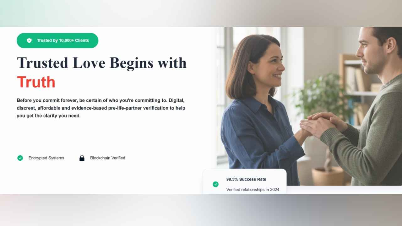 Pre-Matrimonial Verification: పెళ్లికి ముందు బ్యాక్ గ్రౌండ్ వెరిఫికేషన్ కోసం స్పెషల్ సర్వీసెస్..