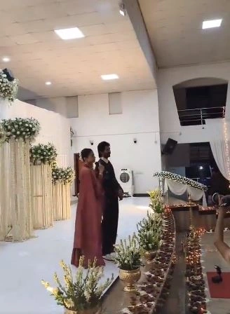 Vijay Deverakonda Rashmika Mandanna Reception in Karnataka