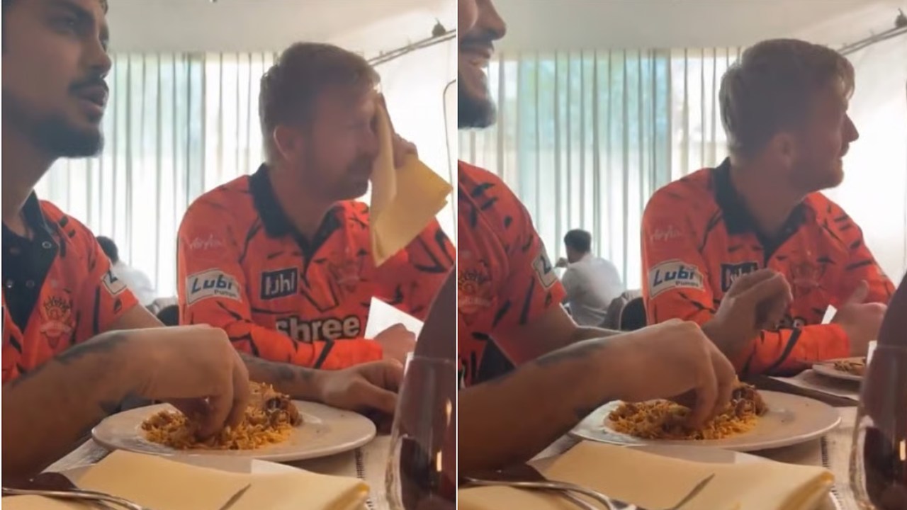 Heinrich Klaasen : కాస్లెన్ కాక‌కు క‌న్నీళ్లు తెప్పించిన హైద‌రాబాదీ బిర్యానీ.. ప‌డి ప‌డి న‌వ్వుకున్న ఇషాన్ కిష‌న్‌.. సిక్స‌ర్లు కొట్టినంత ఈజీ కాదు
